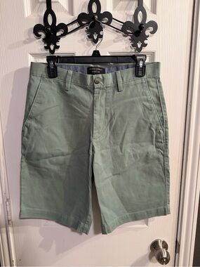 Banana Republic Factory Sage Green Flat-Front Men's Shorts
